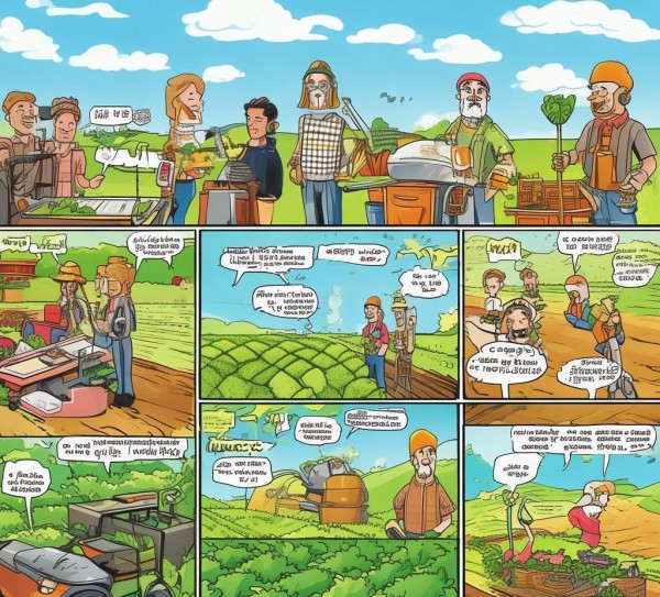 农业科普漫画素材，助力农民知识传播