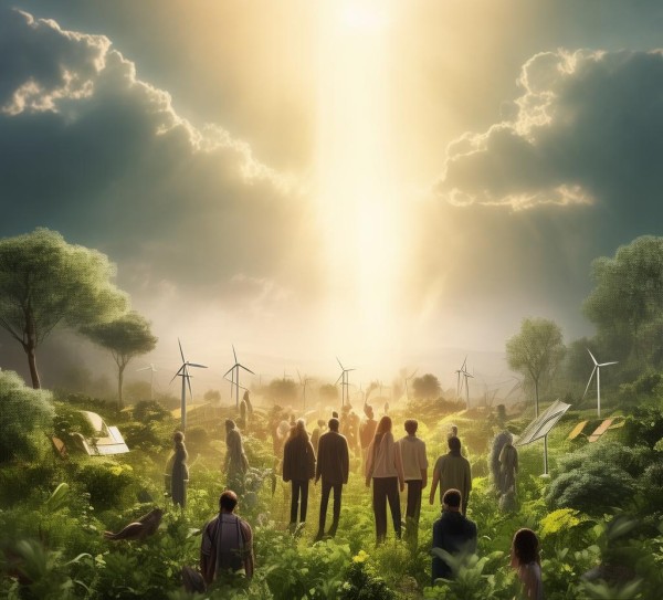 环保,一束光照亮人类的未来 环保,一束光照亮人类的未来