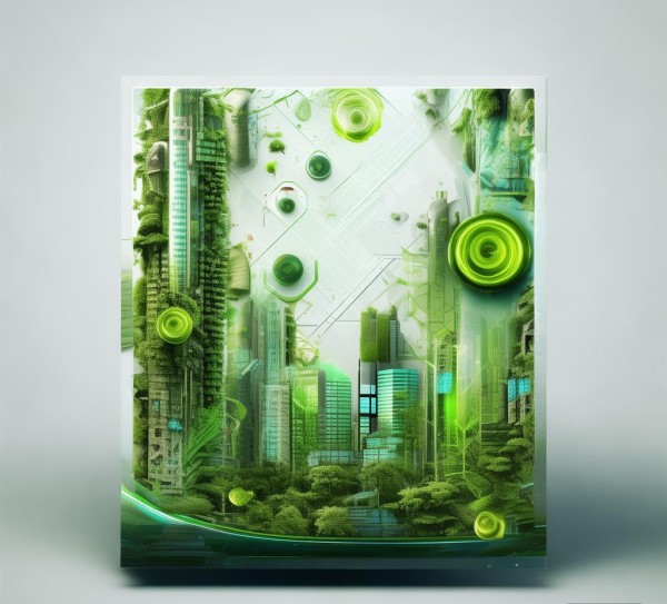 环保创意动态海报，未来创新的视觉解决方案