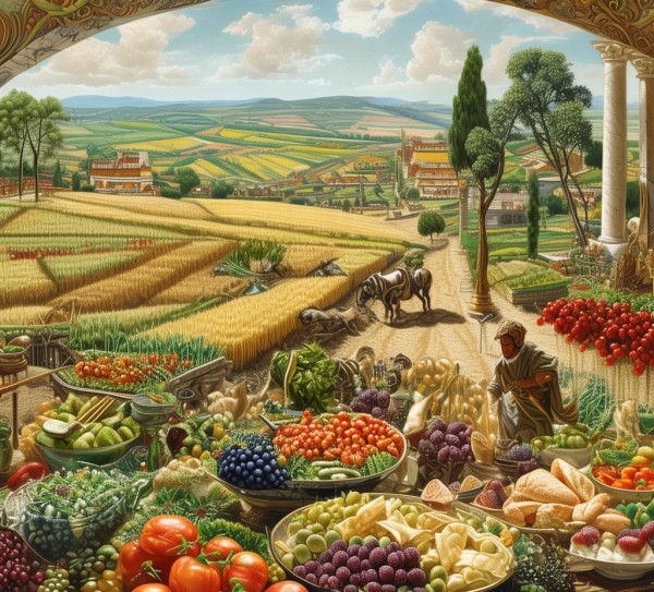 罗马农业产品,从田间到餐桌的辉煌 罗马农业产品,从田间到餐桌的辉煌