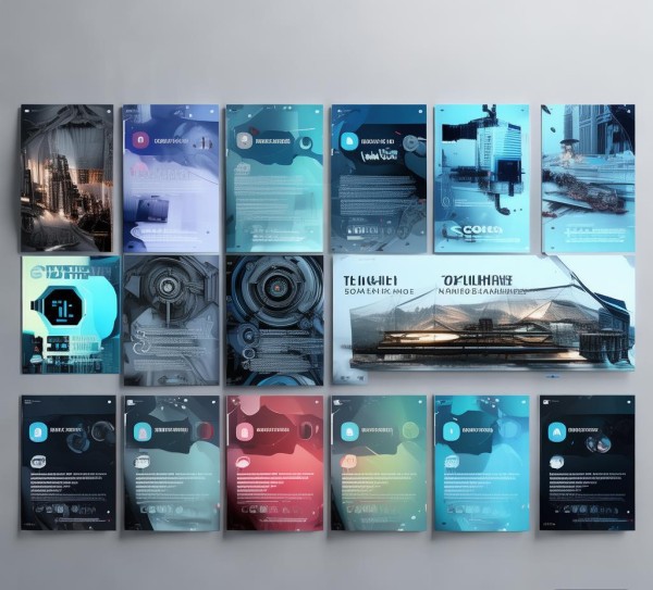 科技海报长图模板，助力科技推广的视觉方案