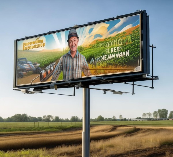 农业科普宣传广告牌，助力农业现代化，提升农民Understanding