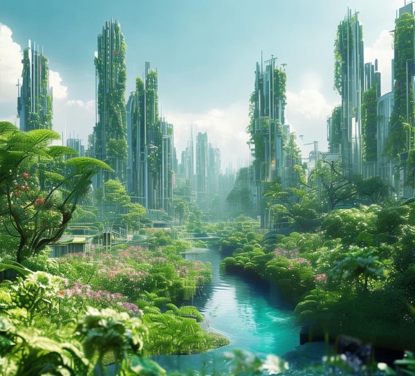 环保新图景，生态之美，绿水青山